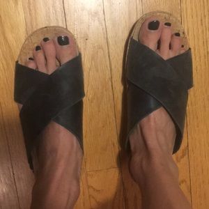 Korks by KORK-EASE slip on sandals.